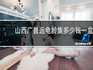 山西广誉远龟龄集多少钱一盒