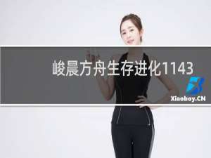 峻晨方舟生存进化1143