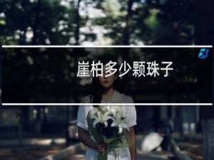 崖柏多少颗珠子
