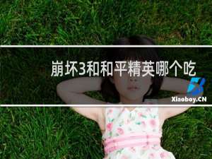 崩坏3和和平精英哪个吃配置