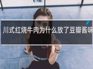 川式红烧牛肉为什么放了豆瓣酱味道淡