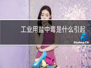 工业用盐中毒是什么引起的