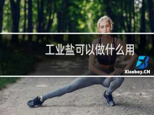工业盐可以做什么用