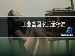 工业盐国家质量标准