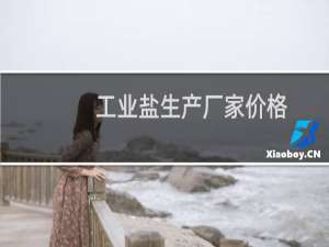 工业盐生产厂家价格