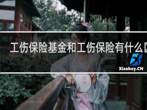 工伤保险基金和工伤保险有什么区别