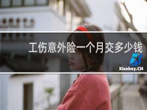 工伤意外险一个月交多少钱