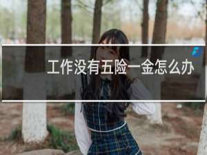 工作没有五险一金怎么办