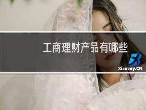 工商理财产品有哪些