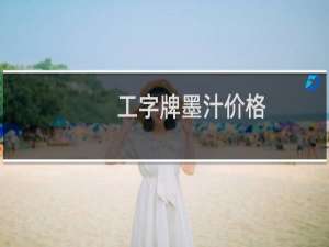 工字牌墨汁价格