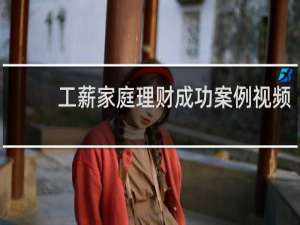 工薪家庭理财成功案例视频