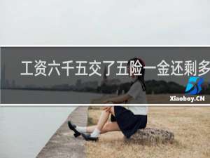 工资六千五交了五险一金还剩多少