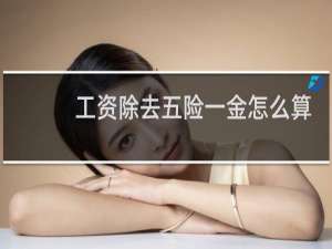 工资除去五险一金怎么算