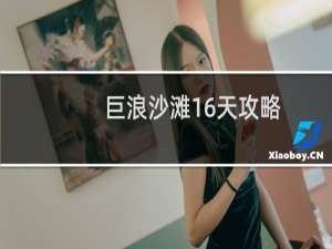 巨浪沙滩16天攻略