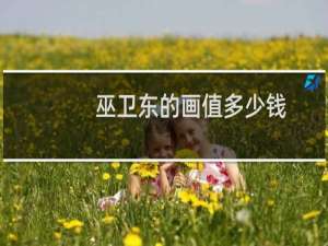 巫卫东的画值多少钱