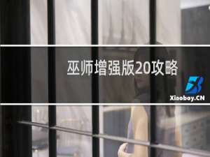 巫师增强版 攻略