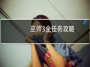巫师3全任务攻略