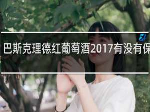 巴斯克理德红葡萄酒2017有没有保质期