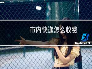 市内快递怎么收费