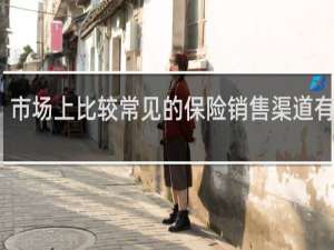 市场上比较常见的保险销售渠道有哪些