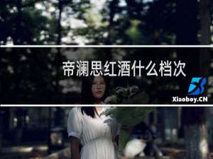 帝澜思红酒什么档次