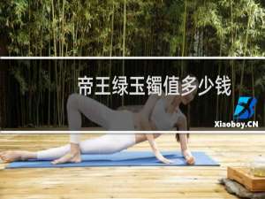 帝王绿玉镯值多少钱