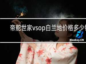 帝舵世家vsop白兰地价格多少钱