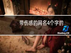 带伤感的网名4个字的