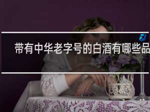 带有中华老字号的白酒有哪些品牌