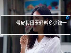 带皮和田玉籽料多少钱一克