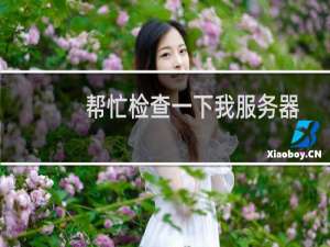 帮忙检查一下我服务器是不是中毒了，