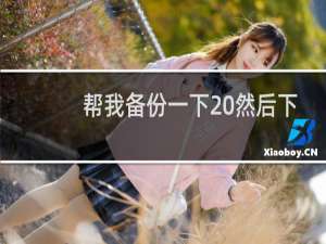 帮我备份一下 然后下载给我