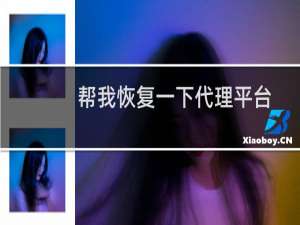 帮我恢复一下代理平台，已预充值2000元