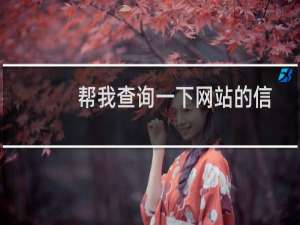 帮我查询一下网站的信息-备案平台