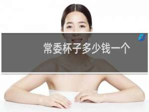 常委杯子多少钱一个