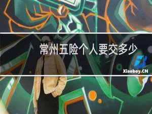 常州五险个人要交多少