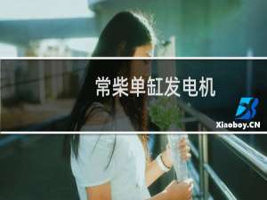 常柴单缸发电机