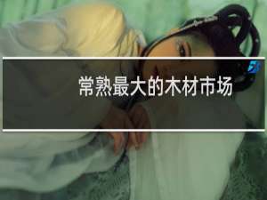 常熟最大的木材市场
