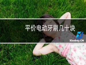 平价电动牙刷几十块