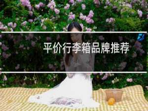 平价行李箱品牌推荐