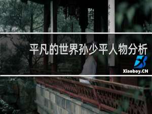 平凡的世界孙少平人物分析