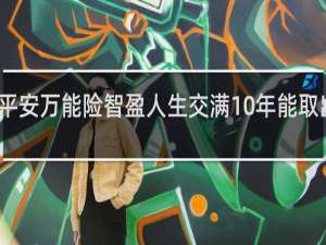 平安万能险智盈人生交满10年能取出来吗