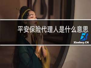平安保险代理人是什么意思