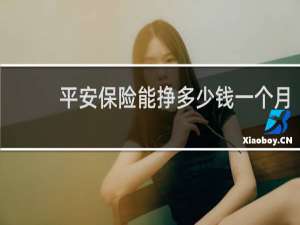 平安保险能挣多少钱一个月