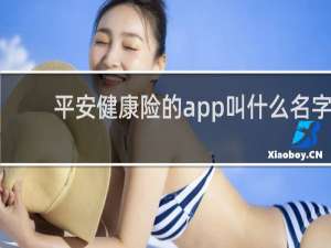 平安健康险的app叫什么名字