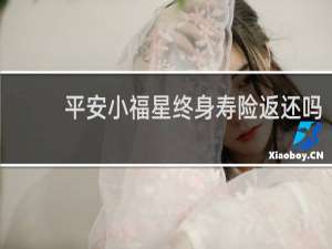 平安小福星终身寿险返还吗