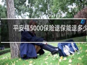 平安福5000保险退保能退多少