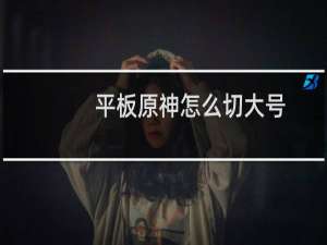 平板原神怎么切大号