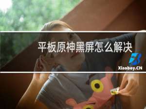 平板原神黑屏怎么解决