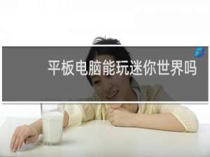 平板电脑能玩迷你世界吗